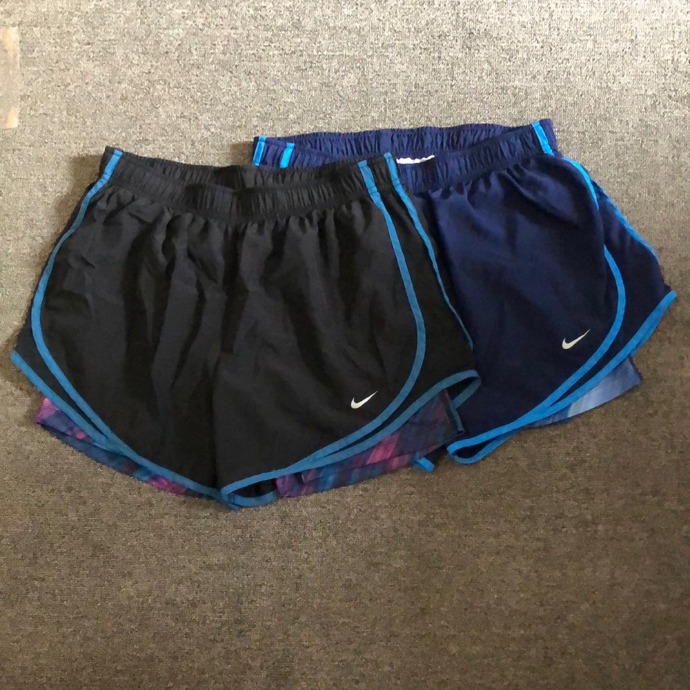Nike Dri-Fit Full Flex 2 in One Twist Running Shorts lot of 2 pairs